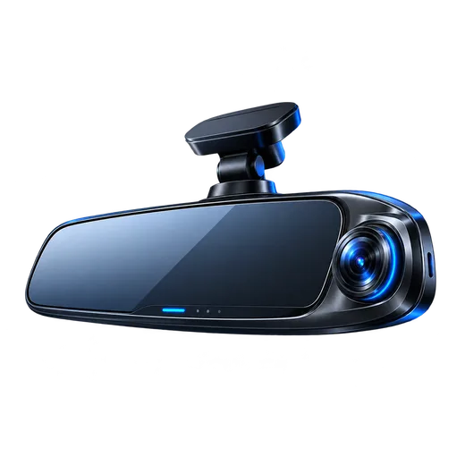 Dashcam de espejo retrovisor con pantalla completa