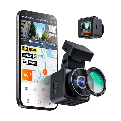 Ejemplo de dashcam frontal: Vantrue E1 Pro